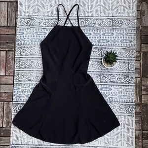 ✨Brandy Melville Black Halter Dress